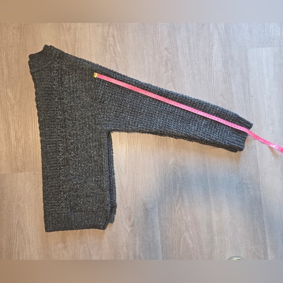 Zara Charcoal Knit Women's Sweater - Picture 6 of 7